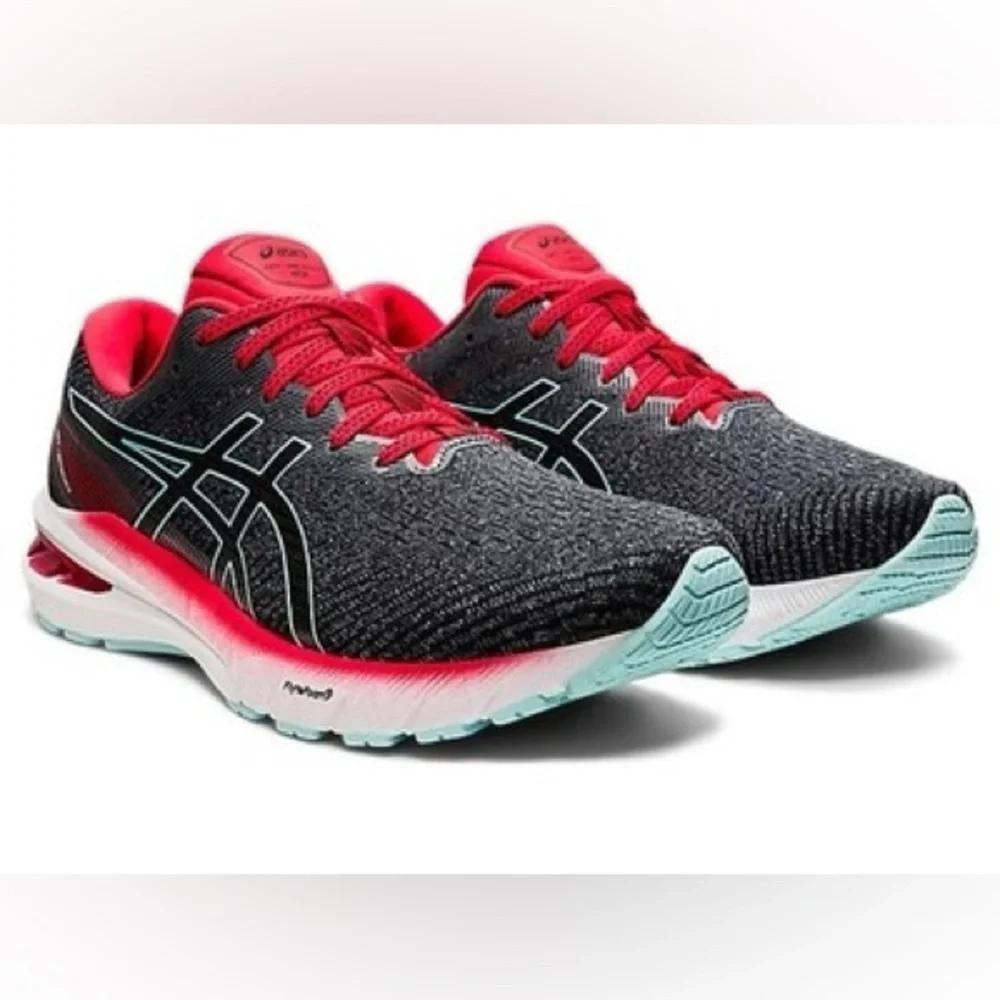ASICS GT 2000 10 Men's Running Shoes Size 14 Metropolis/Electric Red